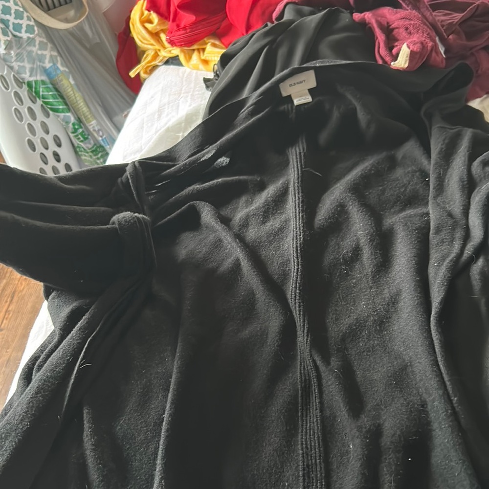 Black cardigan